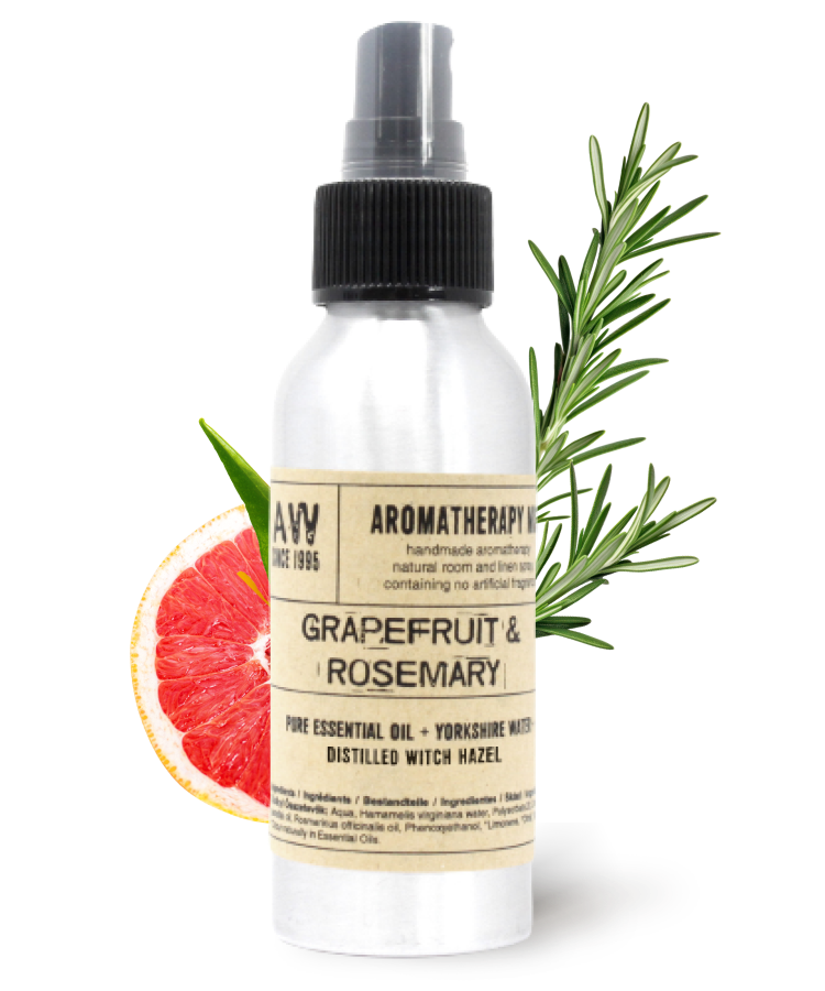 100ml Raumspray mit ätherischen Ölen - Grapefruit & Rosemarin