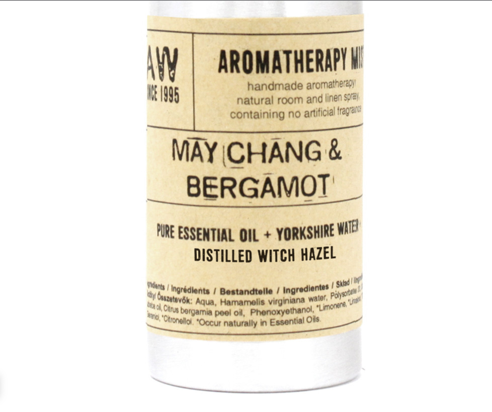 100ml Raumspray mit ätherischen Ölen - May Chang & Bergamotte