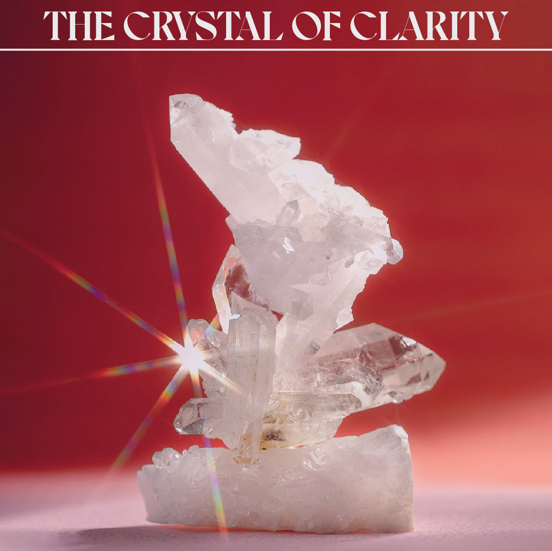 Bergkristall “Clear” Kristall. Bedeutung: Klarheit